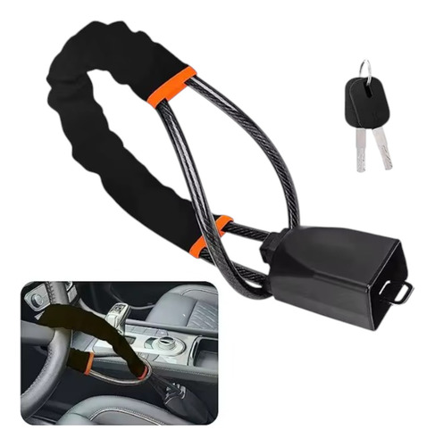 Seguro Candado Universal Antirrobo De Volante Auto Camioneta