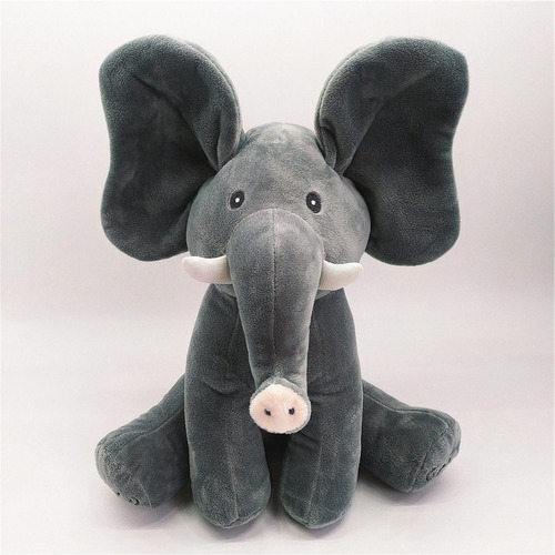 Juguete Musical De Peluche Para Bebé, Cantor Orejas Grises