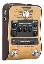 Comprar Pedalera Zoom Ac-2 Para Acústica Creator Pedal Preamp Ac2