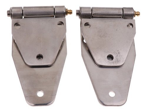 Imagen 2 de 9 de 2 Piezas De De Remolque Auto De Camión Acero Inoxidable De