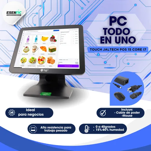 Todo En Uno Jaltech Pos I7 Aluminio 4gb 128gb Táctil
