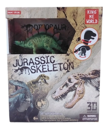 Imagen 2 de 4 de Dinosaurios Cretaceous 3d Modelos Surtidos 99559 Educando