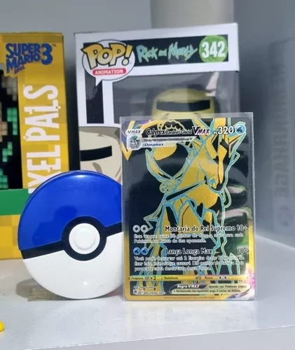 Carta Pokémon Ultra Rara c/ Muita Vida Hp Alto Vmax + Brinde em Promoção na  Americanas