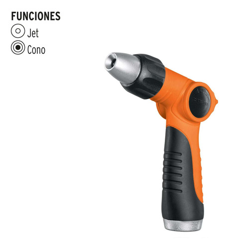 Pistola De Manguera Agua Riego Ajustable 2 Funciones 17480