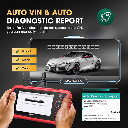 Escáner Automotriz - Launch Crp129x Obd2