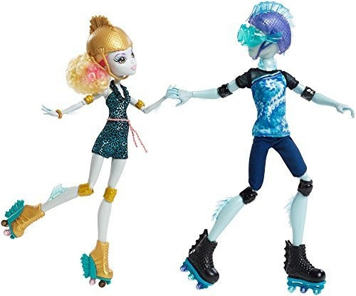 Monster High Lagoona Blue Y Gil Weber Wheel Love, Doll 2-pac