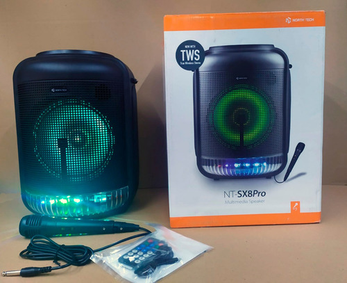 Radio Multimidia Led Bateria Nortech Nt-sx8pro Já