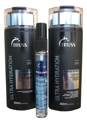 Truss Ultra Hydration Shampoo Condic 300ml + Frizz Zero 30ml