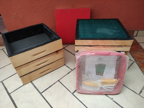 Lombricompostero Composta Lombriz Incluye Juego De Herramie