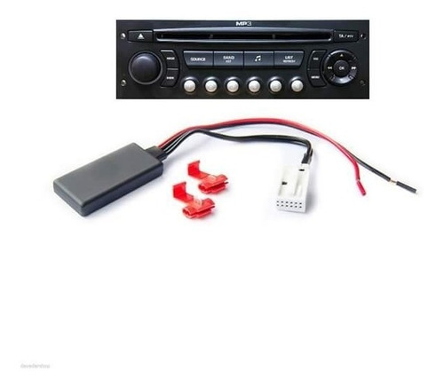 Bluetooth 4.2 Audio Streaming Citroen C4 - Peugeot 307 - 308 - 407 Focus 2 (floresta)