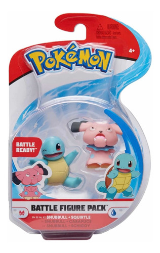 Pokemon Battle Figure Pack Snubbull + Squirtle