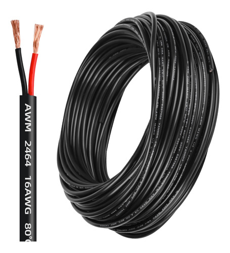 Cable Electrico De Calibre 16, 2 Conductores, Cable Electric