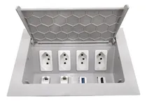 Comprar Caixa De Tomadas  Mesa Reunião 4 Tomadas 1 H-dmi 1 Usb Dados