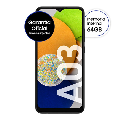 Imagen 6 de 7 de Samsung Galaxy A03 64 GB negro 4 GB RAM
