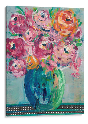 Canvas Lab Cuadro Feisty Floral Ii 120x160, Regina Moore
