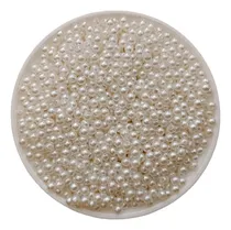 Comprar 50gr Perla Plástica 4mm - Armado Bijouteria Artesanias