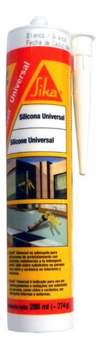 Silicon Uso General Transparente 280 Ml (sikasil Sika 438772