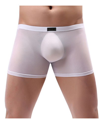 Pantalones Cuadriláteros De Malla Transparente Para Hombre P