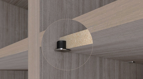 Kit 200 Suporte Prateleira Invisível Uniblock Vb 52 15mm