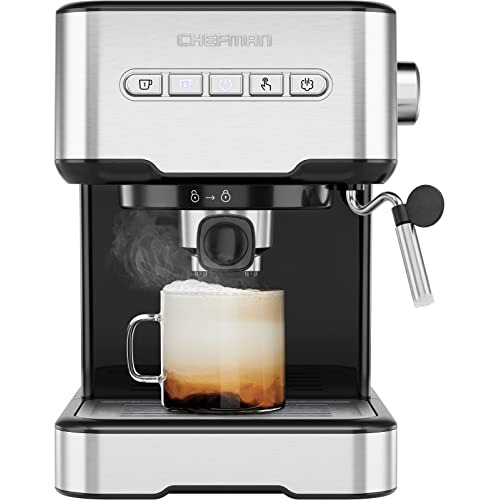 Máquina De Espresso Chefman 6 En 1 Con Vaporizado