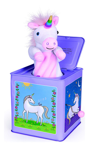 Jack Rabbit Creations Unicorn Jack In The Box Toy