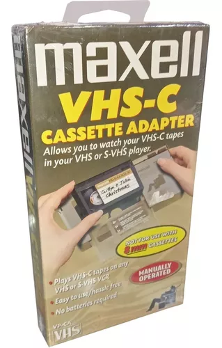 Video Cassette Adaptador Maxell Vhs-c Caja Original