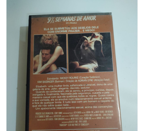 Vhs 9 1/2 Semana De Amor (Usado)