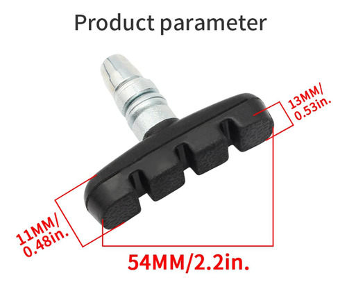 6 X 54mm Bicicleta V Pastillas De Freno De Repuesto