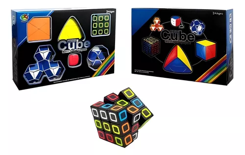 Kit 3 Pçs Cubo Mágico Formatos Diferentes Series Cube Special