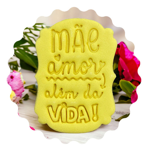 Cortador Biscoito Dia Das Mães Amor Além Da Vida 7,5cm