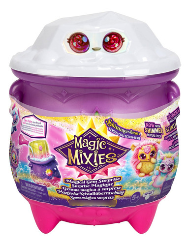Caldero Sorpresa Magic Mixies Con Peluche Y Gemas Solares