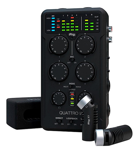 Ik Multimedia Irig Pro Quattro I/o Deluxe / Interfaz Audio 