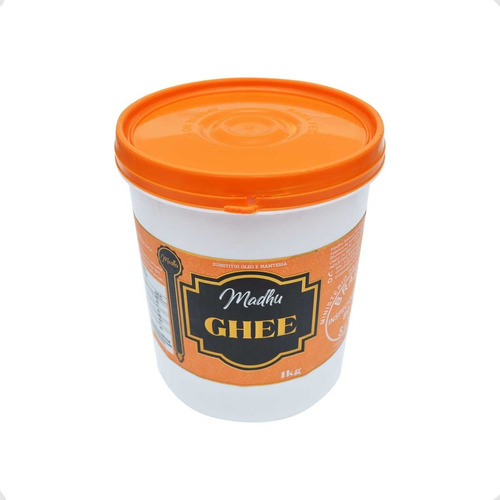 Manteiga Ghee Original Madhu Bakery Sem Sal - 1kg