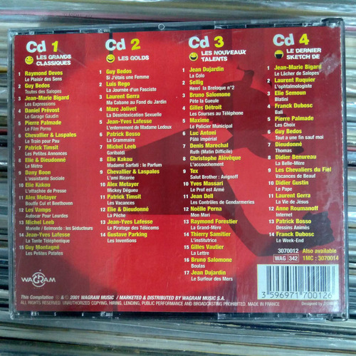 Mega Fou Rire Le Detour Box 4 Cd Coletânea (Usado)