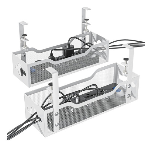 Organizador De Cables Para Debajo Del Escritorio, 2 Unidades