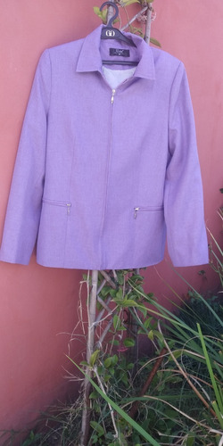 Conjunto De Blazer Y Pantalòn Lavanda U2b