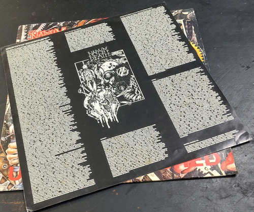 Napalm Death Utopia Banished Lp Brasil 1r Ed Cannibal Corpse Brasil 1ra Edicion