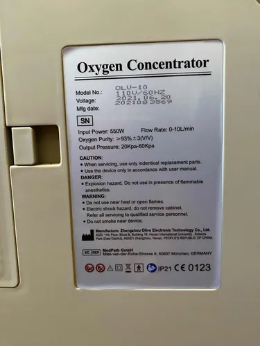 Concentrador De Oxígeno
