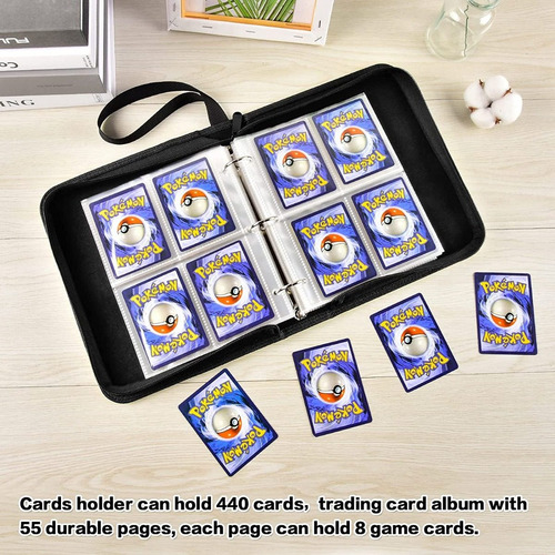Imagen 5 de 6 de Carpeta Para 440 Tarjetas Coleccionables, Pokémon