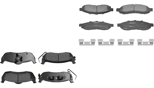 Jgo Balatas Cerámicas Delanteras Y Traseras Armada 06