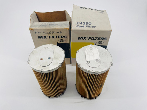 Lot Of 2 New Wix 24390 Fuel Filter 12 Micron 5-7/16in Lo Vvf