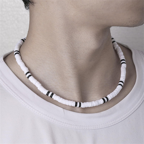 Collar Hecho A Mano Con Cuentas De Concha De Puka Boho De De