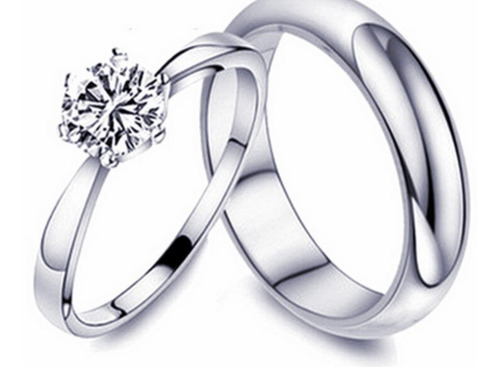 Anillos De Matrimonio Oro 18k Boda Compromiso Alianzas Gift