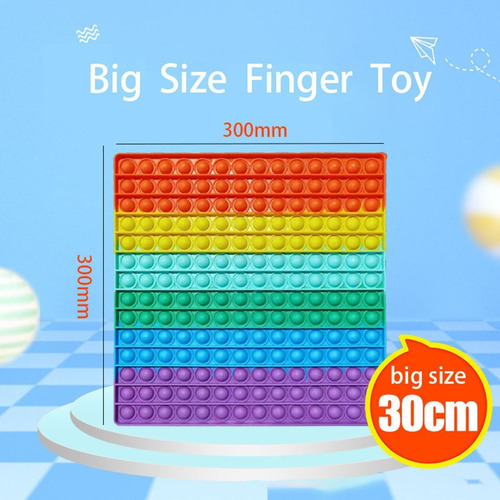Pop It Push Bubble Fidget Relief Del Estr, Tamaño Grande
