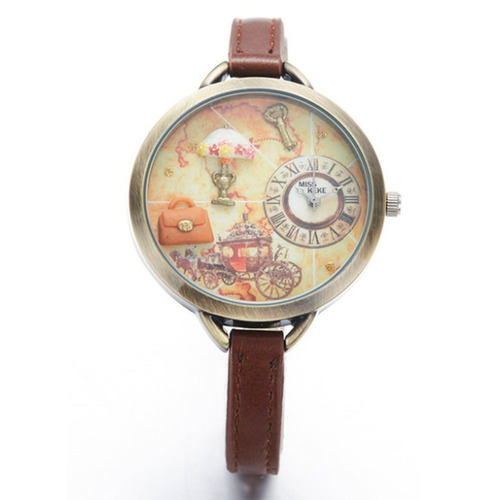 Reloj Mujer Artesanal 3d - Maleta