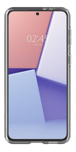 Imagen 5 de 5 de Funda Spigen Galaxy S21 Cristal Hybrid Air Cushion Tec Clear