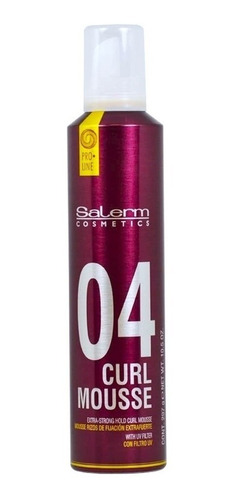 Mousse Curl Foam Salerm 300ml Espuma Rizos Definidos