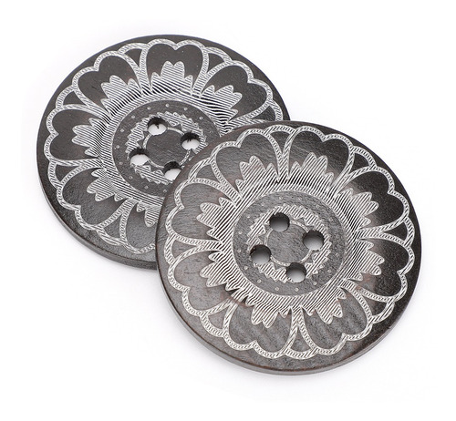 Accesorio De Ropa 6cm 20pcs Patrón Mixto 4 Agujeros Costura