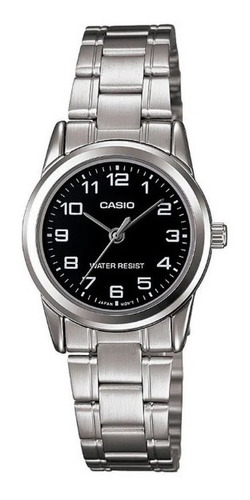 Reloj Casio Metal Analogo Dama Ltpv001d-1b Para Mama Newmar