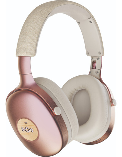Audífonos Bluetooth Positive Vibration Xl Anc Copper Marley Color Rosado